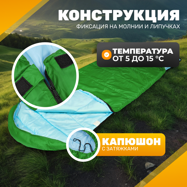 Спальный мешок Sundays ZC-SB010- фото3