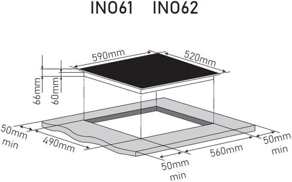 Индукционная варочная панель ZORG INO62 GR- фото8