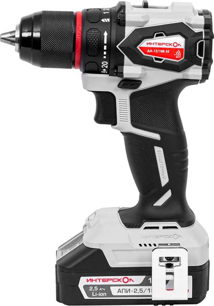 Аккумуляторная дрель-шуруповерт Интерскол ДА-13/18В 55 (952.2.2.70)- фото2