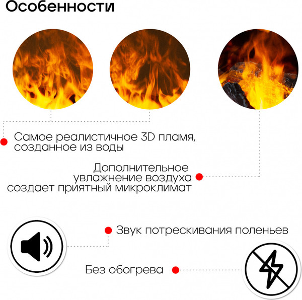 Электрокамин RealFlame 3D Cassette 630- фото5