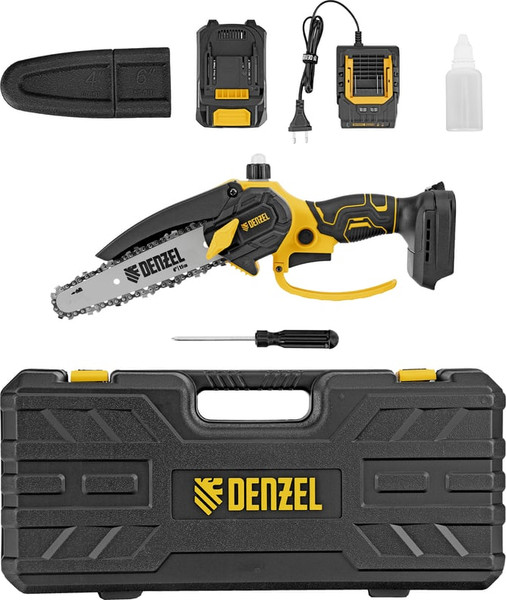 Пила цепная аккумуляторная Denzel CCS-150 / 58650- фото