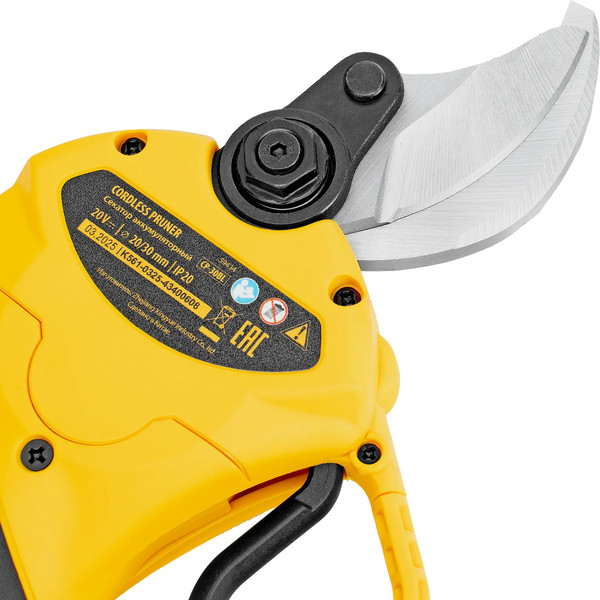 Секатор аккумуляторный Denzel CP-30BL / 59434- фото7, картинка7 Секатор аккумуляторный Denzel CP-30BL / 59434- фото7