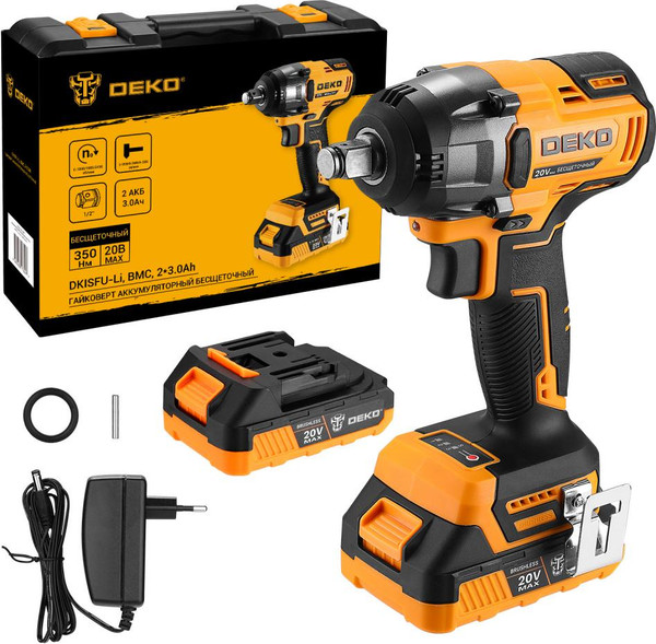 Аккумуляторный гайковерт Deko DKISFU-Li / 081-1069- фото