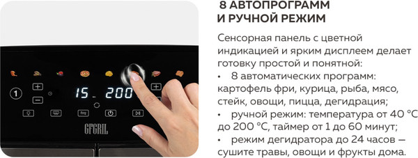 Аэрогриль GFGRIL GFA-9400- фото4