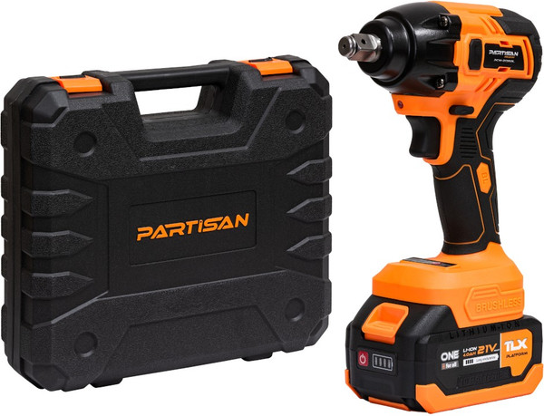Аккумуляторный гайковерт Partisan PCW-2135BLPSN- фото4