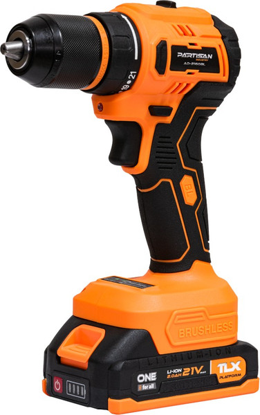 Аккумуляторная дрель-шуруповерт Partisan AD-2160BL / AD-2160BLPSN- фото2