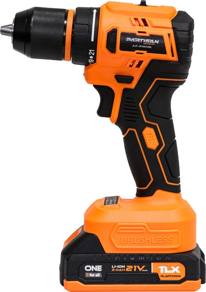 Аккумуляторная дрель-шуруповерт Partisan AD-2160BL / AD-2160BLPSN- фото3