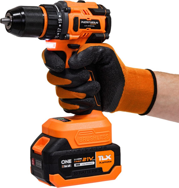 Аккумуляторная дрель-шуруповерт Partisan AD-2180BL / AD-2180BLPSN- фото5