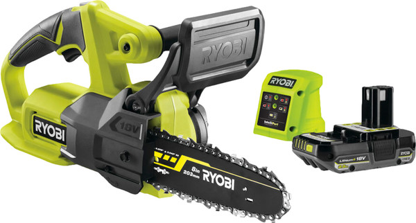 Пила цепная аккумуляторная Ryobi RY18CS20A-125 / 5133005415- фото