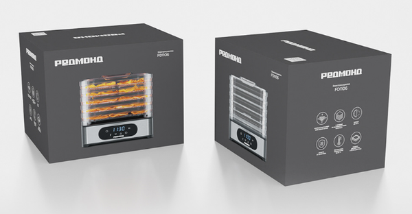 Сушилка для овощей и фруктов Redmond FD1106- фото3, картинка3 Сушилка для овощей и фруктов Redmond FD1106- фото3