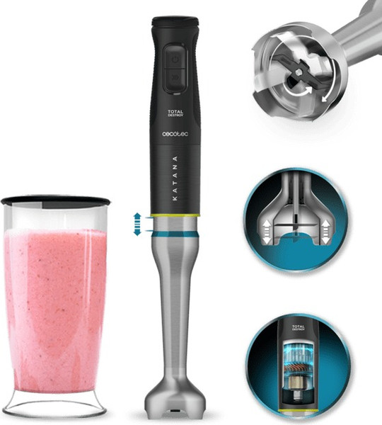 Блендер погружной Cecotec Katana 12 Jar B / 3964- фото2, картинка2 Блендер погружной Cecotec Katana 12 Jar B / 3964- фото2