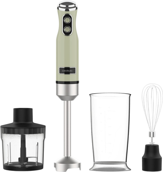 Блендер погружной Cecotec Power RetroGreen 1200MAX Cream&Crush / 3946- фото, картинка Блендер погружной Cecotec Power RetroGreen 1200MAX Cream&Crush / 3946- фото