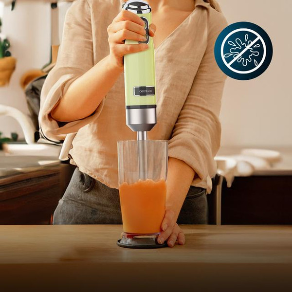 Блендер погружной Cecotec Power RetroGreen 1200MAX Cream&Crush / 3946- фото7, картинка7 Блендер погружной Cecotec Power RetroGreen 1200MAX Cream&Crush / 3946- фото7