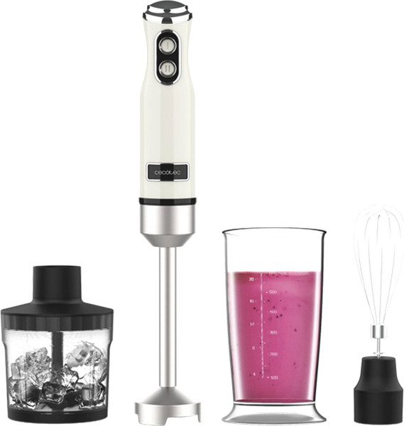 Блендер погружной Cecotec Power RetroBeige 1200MAX Cream&Crush / 3944- фото, картинка Блендер погружной Cecotec Power RetroBeige 1200MAX Cream&Crush / 3944- фото