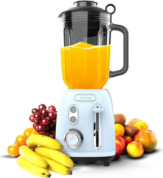 Блендер стационарный Cecotec Power Black Titanium RetroBlue / 3883- фото3, картинка3 Блендер стационарный Cecotec Power Black Titanium RetroBlue / 3883- фото3