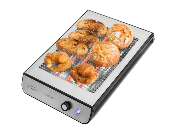 Тостер Cecotec Turbo EasyToast Inox Flatbed / 8004- фото2