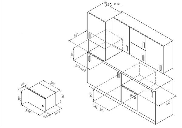 Микроволновая печь Monsher MMH 2050 B- фото7, картинка7 Микроволновая печь Monsher MMH 2050 B- фото7