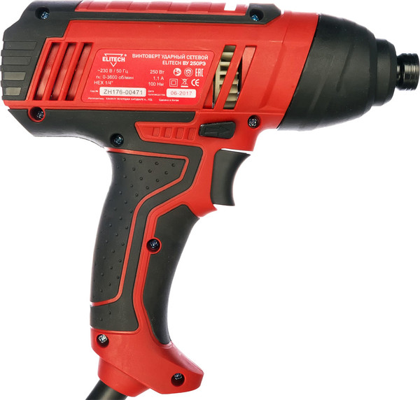 Шуруповерт Elitech Винтоверт ВУ 250РЭ / 183682- фото3
