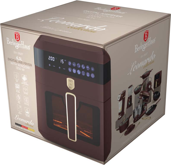 Аэрогриль Berlinger Haus Leonardo / BH/9687- фото7, картинка7 Аэрогриль Berlinger Haus Leonardo / BH/9687- фото7