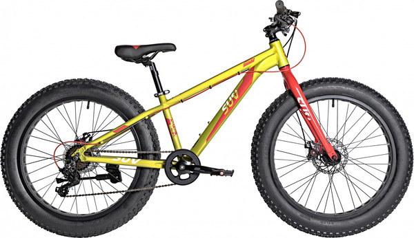 Детский велосипед Novatrack Fatbike 24 / 24AHD.SUV.13GN4- фото