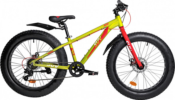 Детский велосипед Novatrack Fatbike 24 / 24AHD.SUV.13GN4- фото2