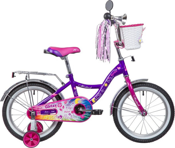 Детский велосипед Novatrack Little Girlzz 167GIRLZZ.VL23- фото