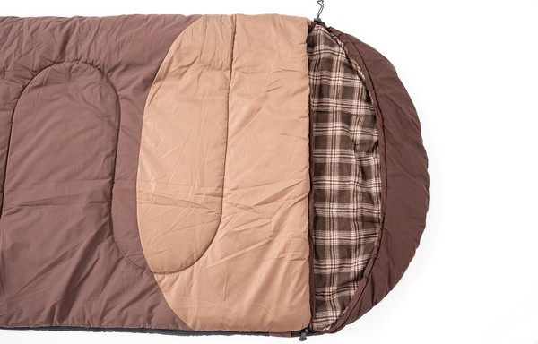 Спальный мешок MedNovtex Alaska 20 Фланель 210x85см- фото4