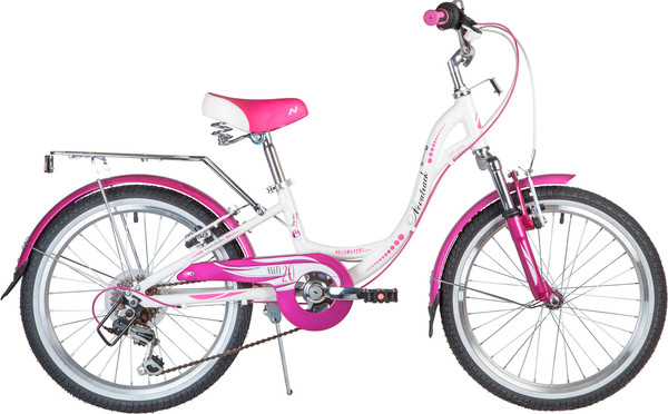 Детский велосипед Novatrack Angel 20AH6V.ANGEL.WT9- фото