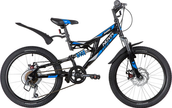 Детский велосипед Novatrack Shark 20SS6D.SHARK.BK20- фото