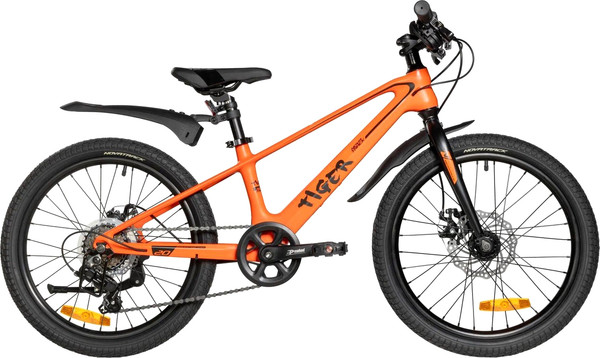 Детский велосипед Novatrack 20 Tiger 20MHD.TIGER.OR4- фото