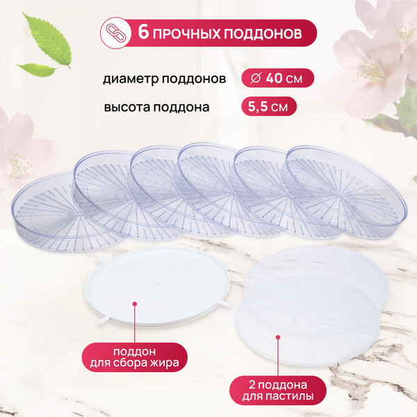 Сушилка для овощей и фруктов Ветерок Ветерок-6 У 2П г/т ЭСОФ-2-0.6/220-02-В- фото3, картинка3 Сушилка для овощей и фруктов Ветерок Ветерок-6 У 2П г/т ЭСОФ-2-0.6/220-02-В- фото3