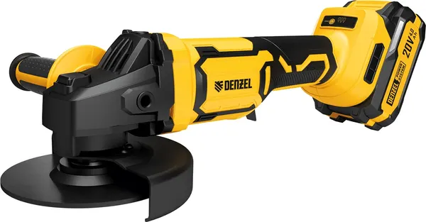 Угловая шлифовальная машина Denzel AGH-BL-20-125 / 27010- фото