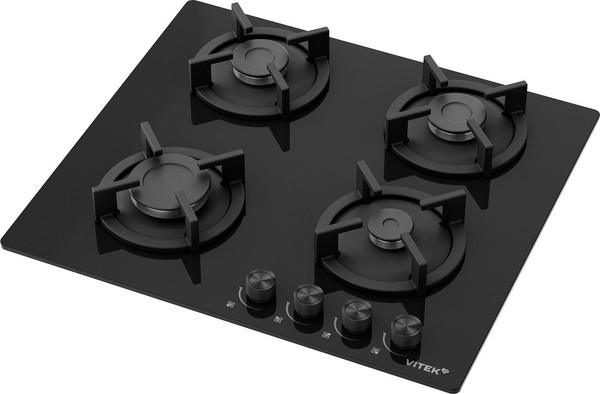 Газовая варочная панель Vitek VGH 6450 BG- фото2