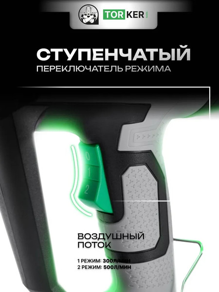 Строительный фен Torker GA2100-01- фото4