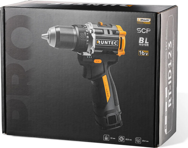 Аккумуляторная дрель-шуруповерт RUNTEC Pro RT-ID123- фото8