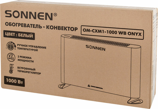 Конвектор Sonnen Onyx-1000.1 / 457629- фото10, картинка10 Конвектор Sonnen Onyx-1000.1 / 457629- фото10