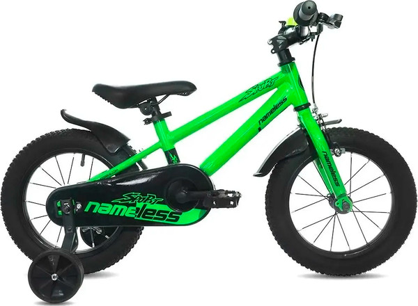 Детский велосипед Nameless Sport 14 2025 / 14S2-GN/BK- фото
