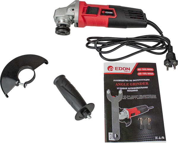 Угловая шлифовальная машина Edon AG-125/800A- фото6