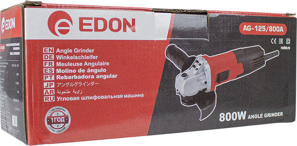 Угловая шлифовальная машина Edon AG-125/800A- фото8