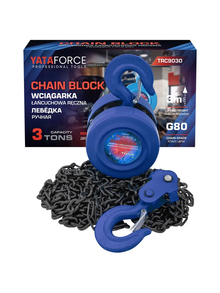 Таль ручная Yataforce YF-TRC9030- фото7, картинка7 Таль ручная Yataforce YF-TRC9030- фото7