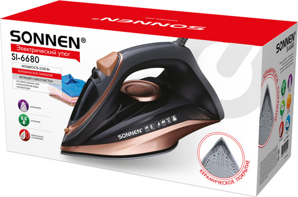 Утюг Sonnen SI-6680 / 456997- фото3, картинка3 Утюг Sonnen SI-6680 / 456997- фото3