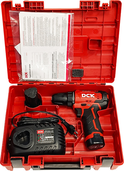 Аккумуляторная дрель-шуруповерт DCK KDJZ23-10 TYPE EK- фото2