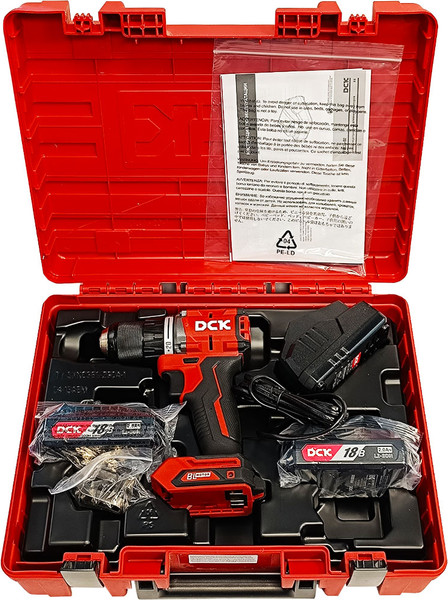Аккумуляторная дрель-шуруповерт DCK KDJZ2060i TYPE AM- фото2