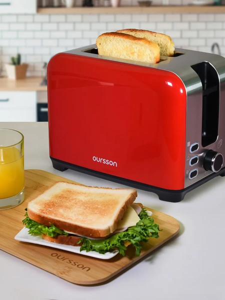 Тостер Oursson TS2120/RD- фото2, картинка2 Тостер Oursson TS2120/RD- фото2