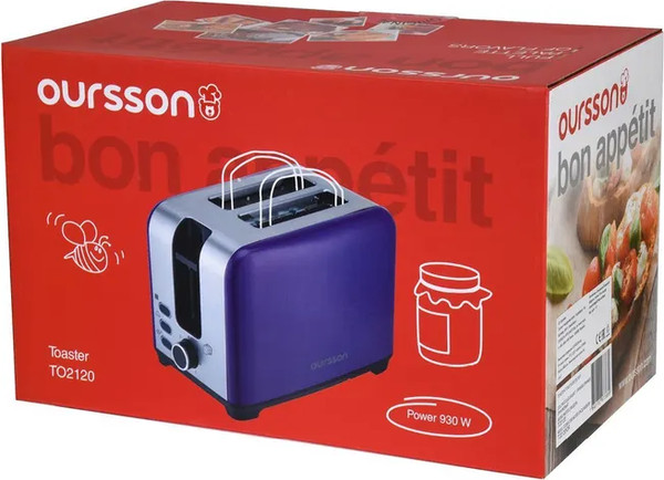 Тостер Oursson TS2120/RD- фото9, картинка9 Тостер Oursson TS2120/RD- фото9
