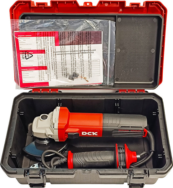 Угловая шлифовальная машина DCK KSM10-125- фото3