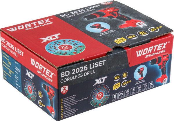 Аккумуляторная дрель-шуруповерт Wortex BD 2025 LiSET ALL1 XLT Solo- фото2, картинка2 Аккумуляторная дрель-шуруповерт Wortex BD 2025 LiSET ALL1 XLT Solo- фото2