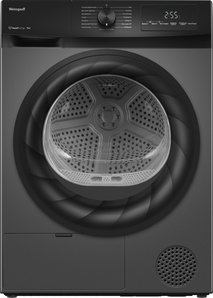 Сушильная машина Weissgauff WD 4948 Heat Pump Grey- фото