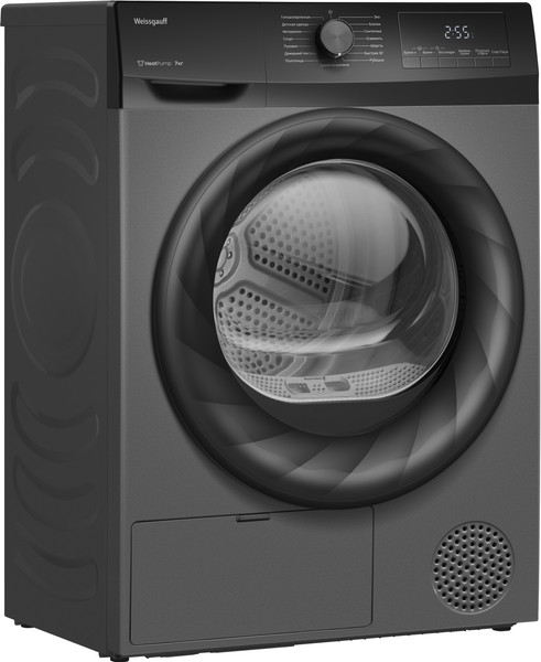 Сушильная машина Weissgauff WD 4948 Heat Pump Grey- фото3