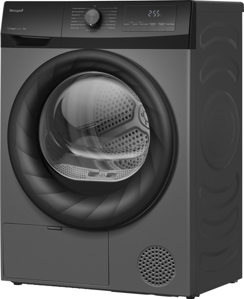 Сушильная машина Weissgauff WD 4948 Heat Pump Grey- фото4